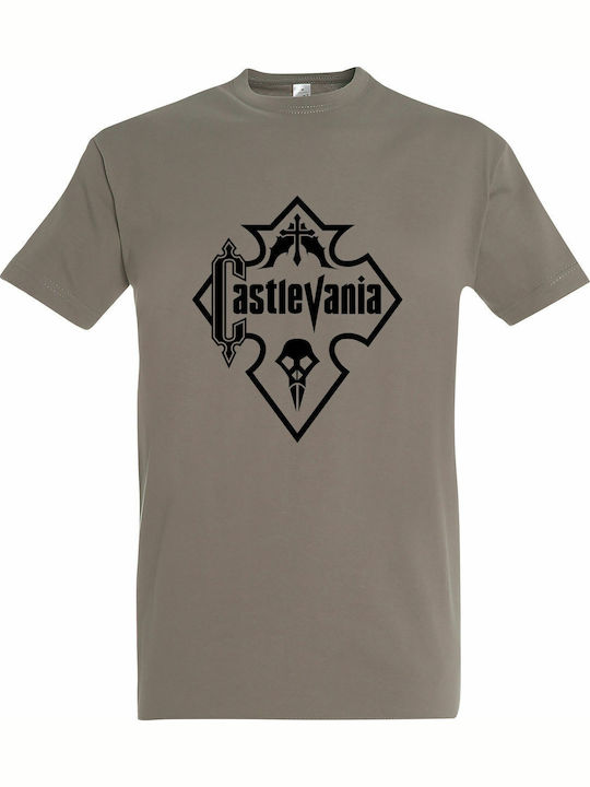 T-shirt Castlevania σε Χακί χρώμα