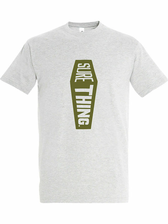 Life T-shirt Gray Cotton