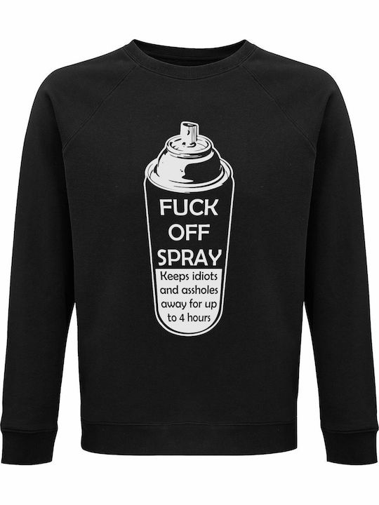 FUCK OFF Sweatshirt Black