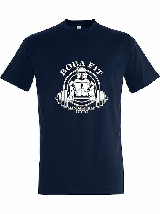 Fit T-shirt Krieg der Sterne Blau Baumwolle
