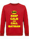 Keep Sweatshirt Batman Rot