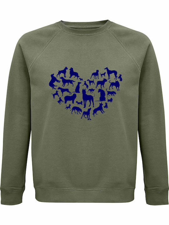 Animal Sweatshirt Khaki