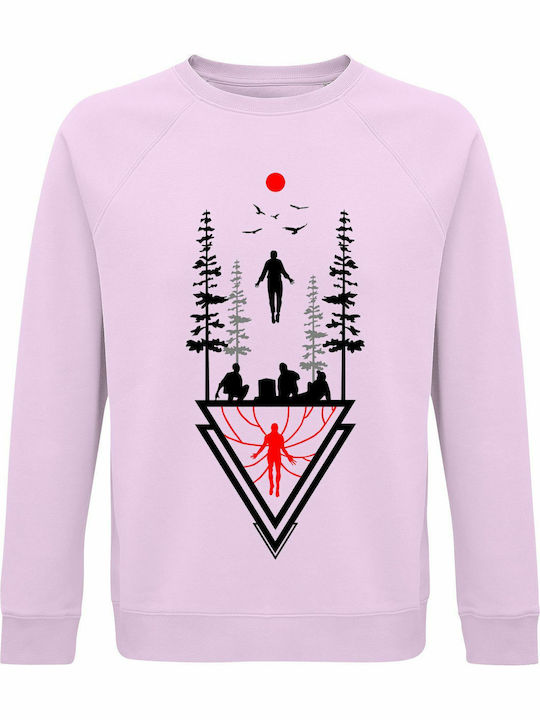 Sweatshirt Stranger Things Pink