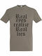 Real Eyes Realize Real Lies Tricou Kaki Bumbac Kaki deschis