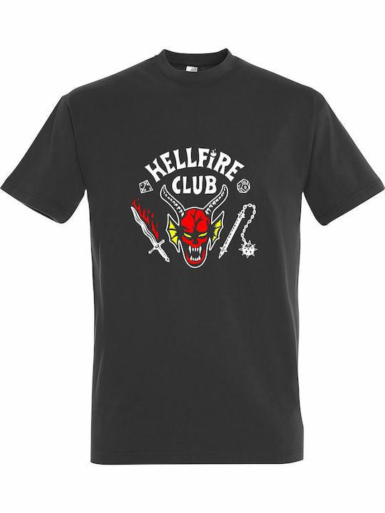 T-shirt Hellfire Club Gray Baumwolle