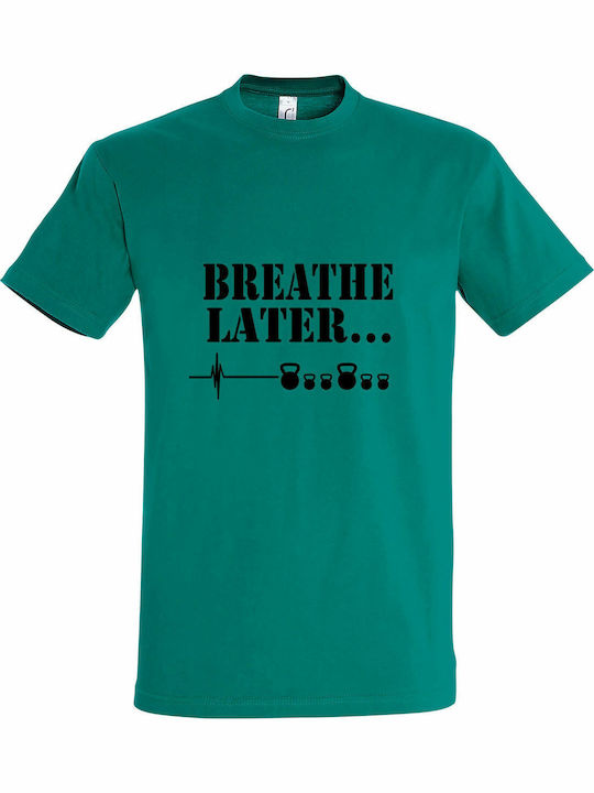 Later T-shirt Green Cotton