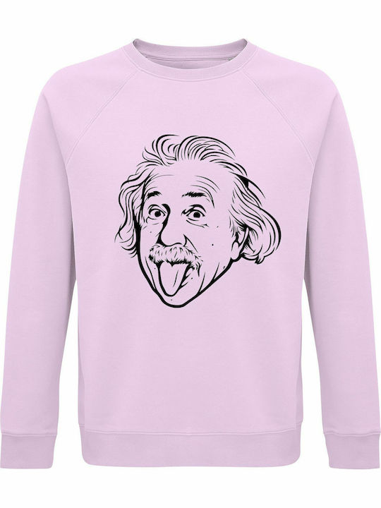 Einstein Tongue Sweatshirt Rosa