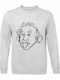 Einstein Tongue Sweatshirt Gray