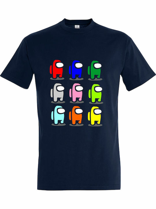 Among Us, Multicolor Tricou Among Us Albastru B...