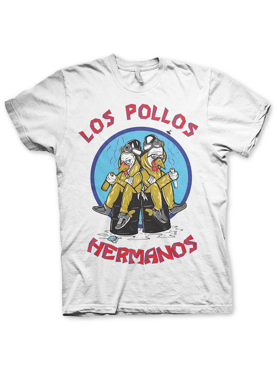 Hermanos T-shirt Weiß Baumwoll-