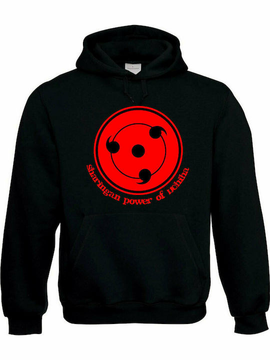 SHARINGAN Kapuzenpulli Naruto Schwarz