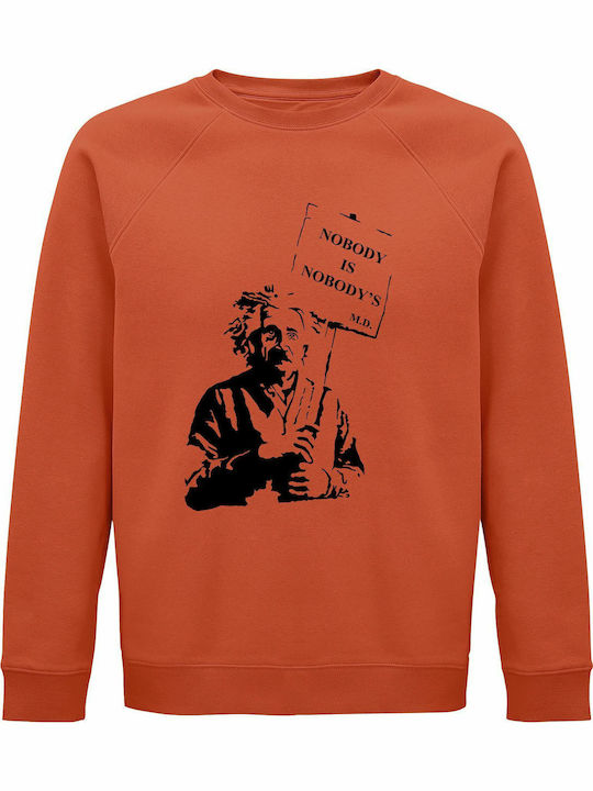 Einstein Sweatshirt Orange