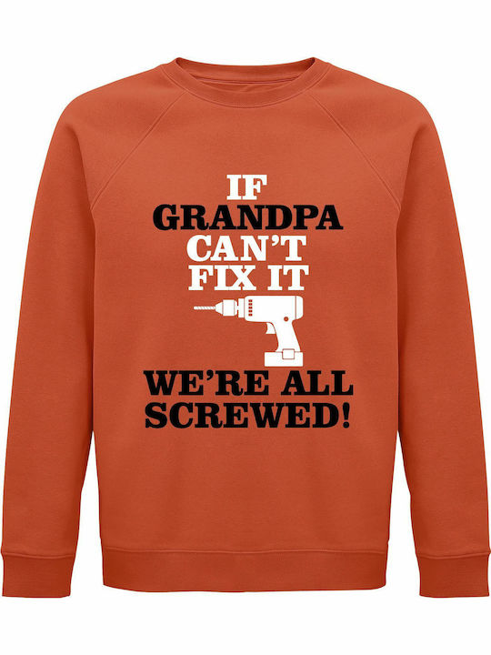 Grandpa Sweatshirt Orange