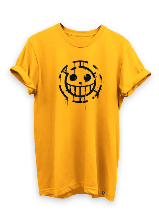 T-shirt Naruto σε Κίτρινο χρώμα