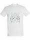 Peace Tricou Alb Bumbac