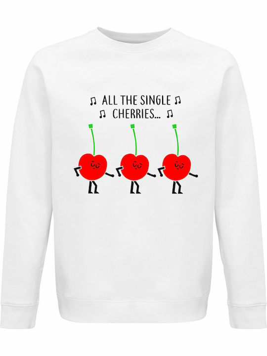 All Single Sweatshirt White