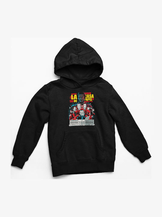 T-shirt Studio La Casa de Papel Logo Hoodie Black