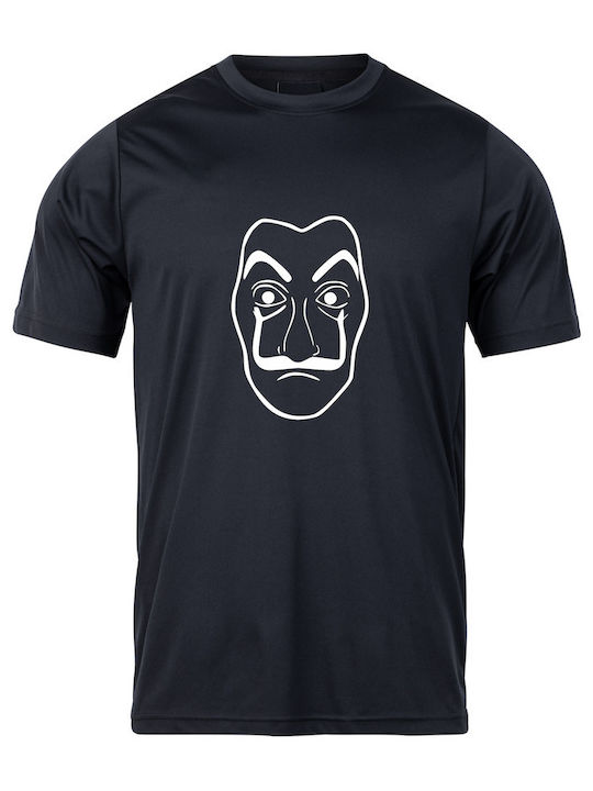 T-shirt La Casa de Papel Μαύρο