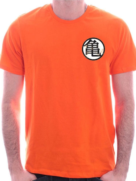 Pegasus T-shirt Dragon Ball Z Logo σε Πορτοκαλί χρώμα