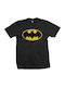 Pegasus T-shirt с принт Batman лого Черен