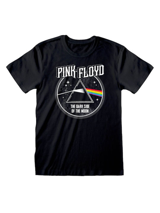 Retro T-shirt Pink Floyd Black Cotton