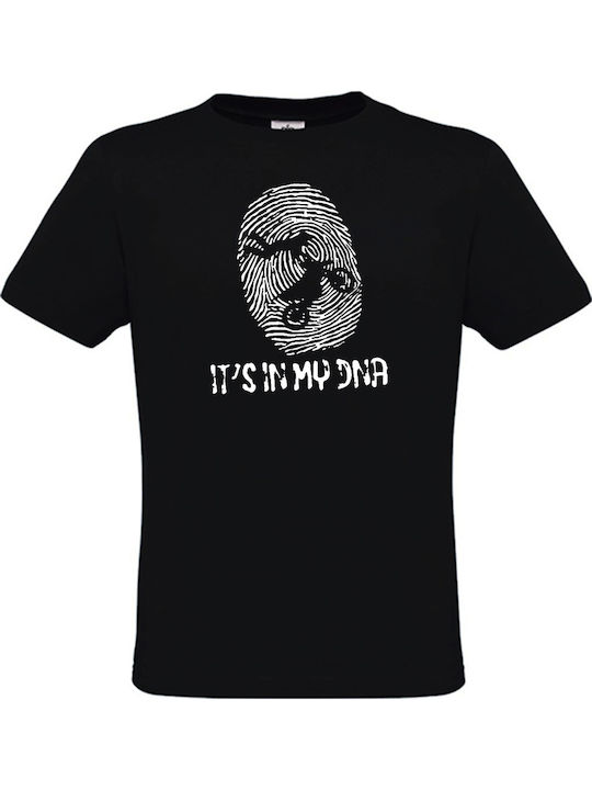 T-shirt Studio It's In My Dna T-shirt Black Cotton Extra Large Sizes