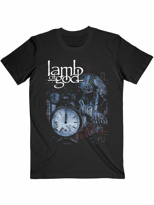 T-shirt Lamb God σε Μαύρο χρώμα