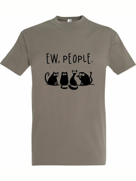 kirikoko People T-shirt Gray Baumwolle