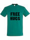 FREE T-shirt Green Cotton