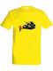 War T-shirt Yellow Cotton