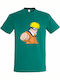 T-shirt Naruto Green Cotton