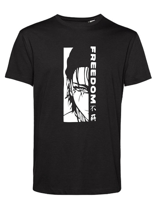Freedom T-shirt Schwarz Baumwolle
