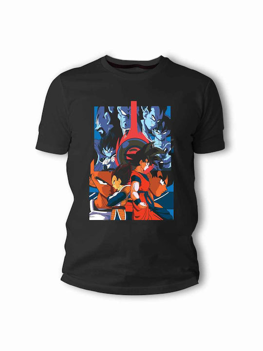 Frisky T-shirt Dragon Ball σε Μαύρο χρώμα