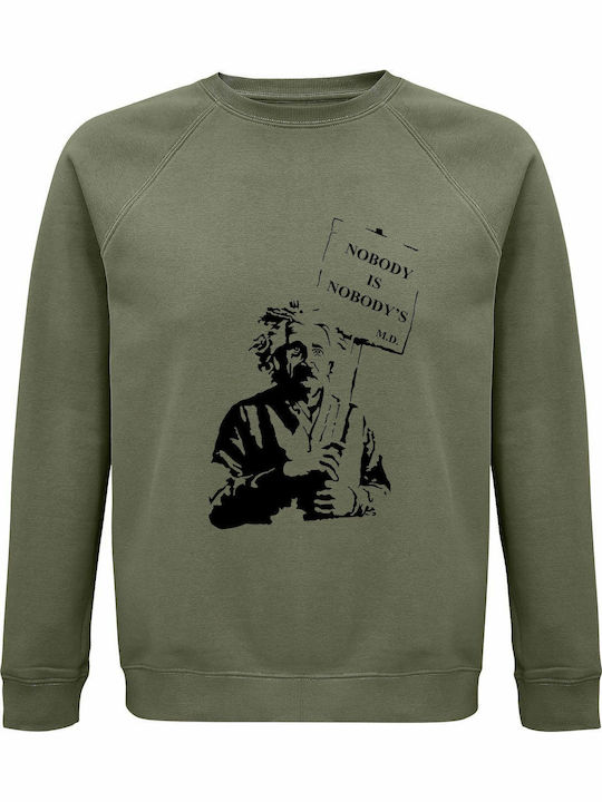 Einstein Sweatshirt Khaki