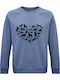 Animal Sweatshirt Blau