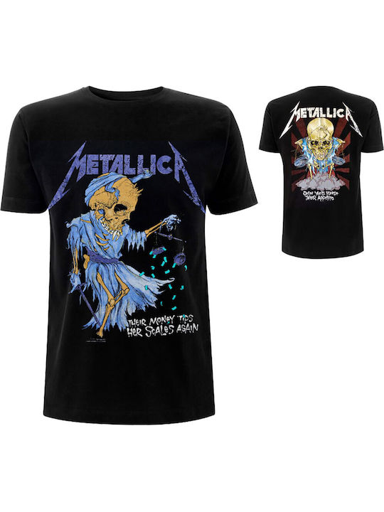 T-shirt Metallica σε Μαύρο χρώμα