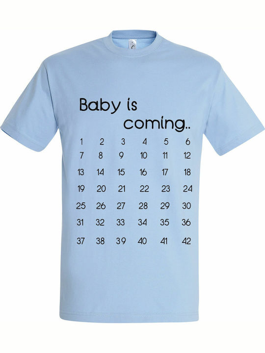 Baby T-shirt Light Blue Cotton