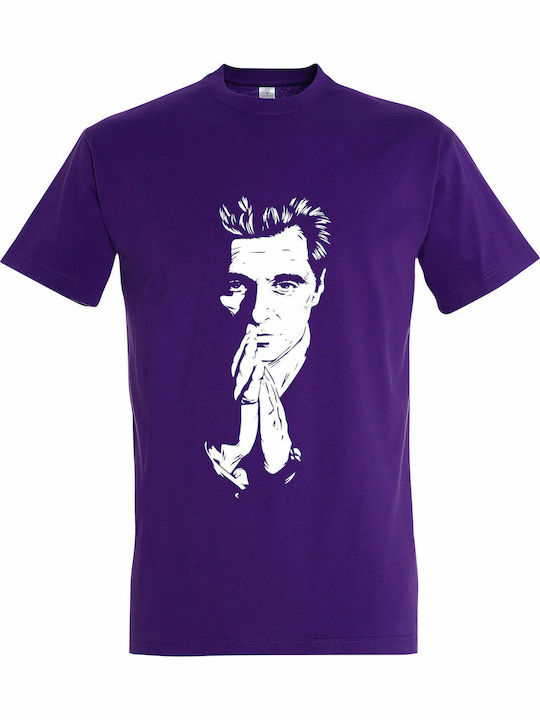 Michael T-shirt Purple Cotton