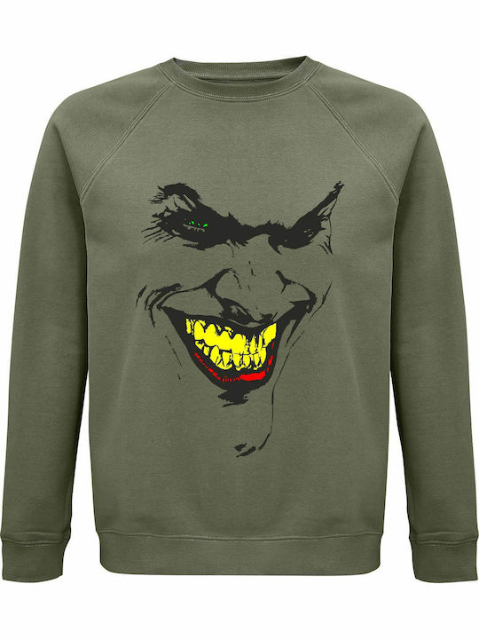 Face Sweatshirt Khaki