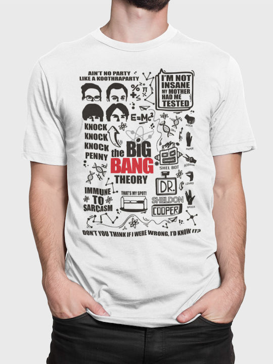 T-shirt Studio Big Bang Theory T-shirt Λευκό