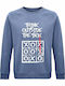 Box Sweatshirt Blue