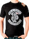 Rock Deal California T-shirt Sons of Anarchy Black Cotton
