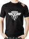 Rock Deal Van Halen T-shirt Schwarz Baumwolle