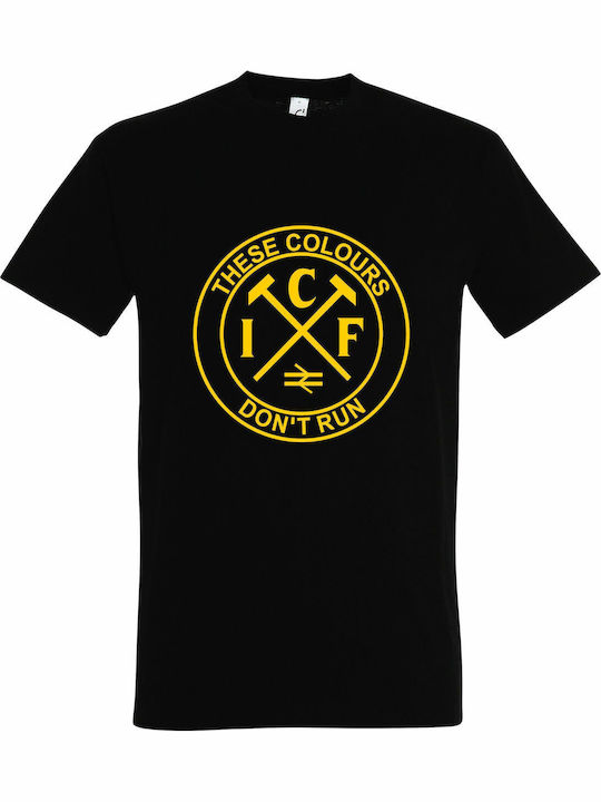 Imperial T-shirt Schwarz Baumwolle