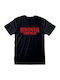 Heroes T-shirt Fremde Dinge Schwarz Baumwolle