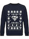 Ugly Christmas Sweater Superman Φούτερ Superman Μπλε