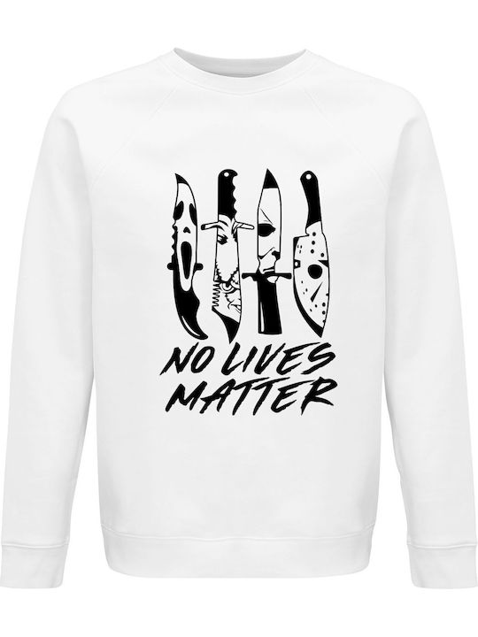 No Sweatshirt White