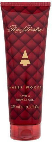 Pino Silvestre Amber Woods Bubble Bath Gel for Men and Woody Scent 275ml