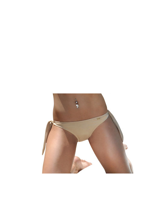 Apple Boxer Bikini Brazilia cu șnururi Aur
