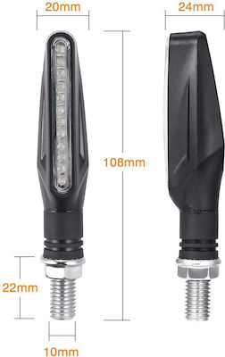 Flash Motorcycle LED 2pcs